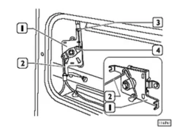 Serratura Centrale Porta Posteriore Sinistra Iveco Daily