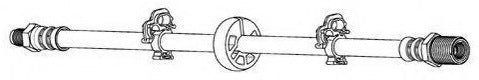 TUBO FLEX. FRENI DAILY 35/50 C11/13 IVECO TURBOSTAR 504088068