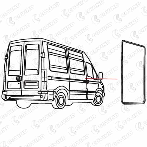 GUARNIZIONE PORTA SCORREVOLE - 504132167