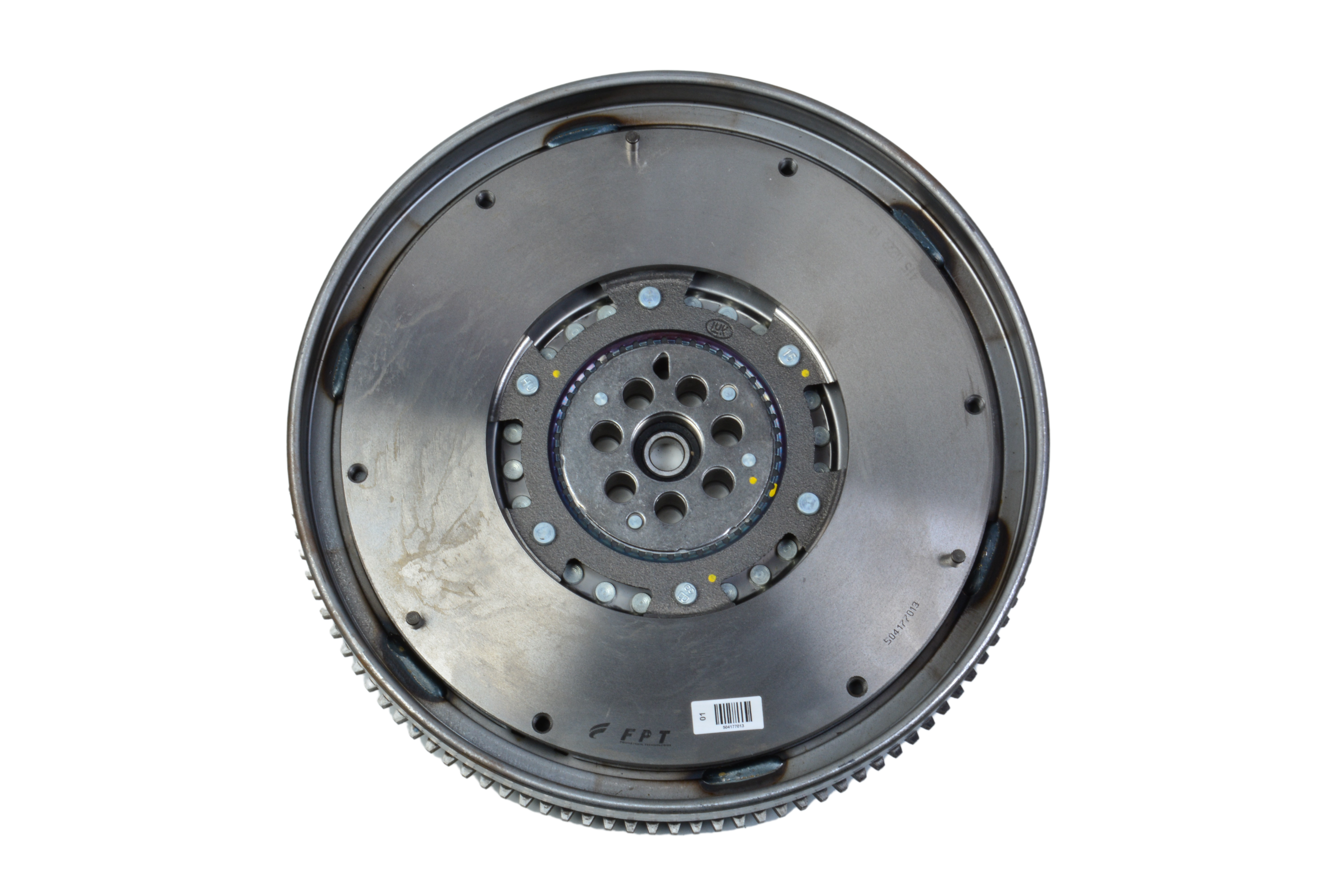 VOLANO MOTORE bimassa frizione 9 1/4 mm235 FORO FISSAG. DA 8 Iveco Daily 2.3 - 504177013 - Foto 3