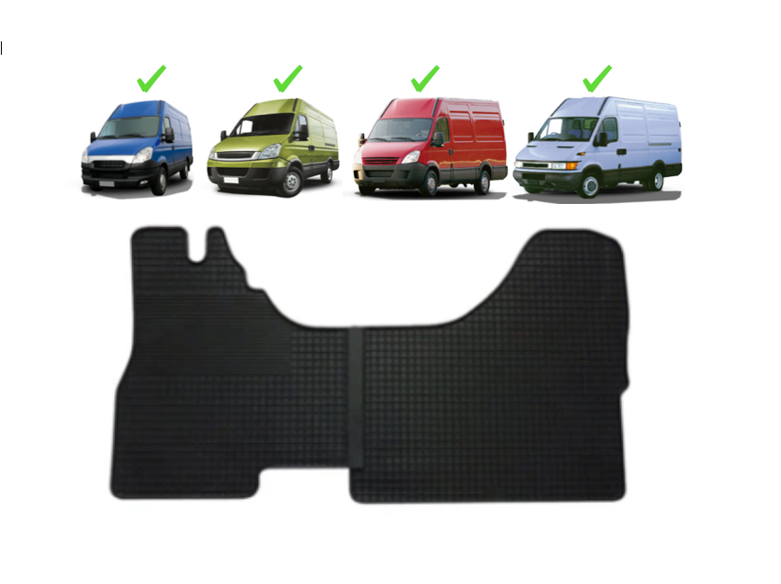 Tappetini in Gomma Iveco Daily dal 2000 al 2014 - Specialista Daily