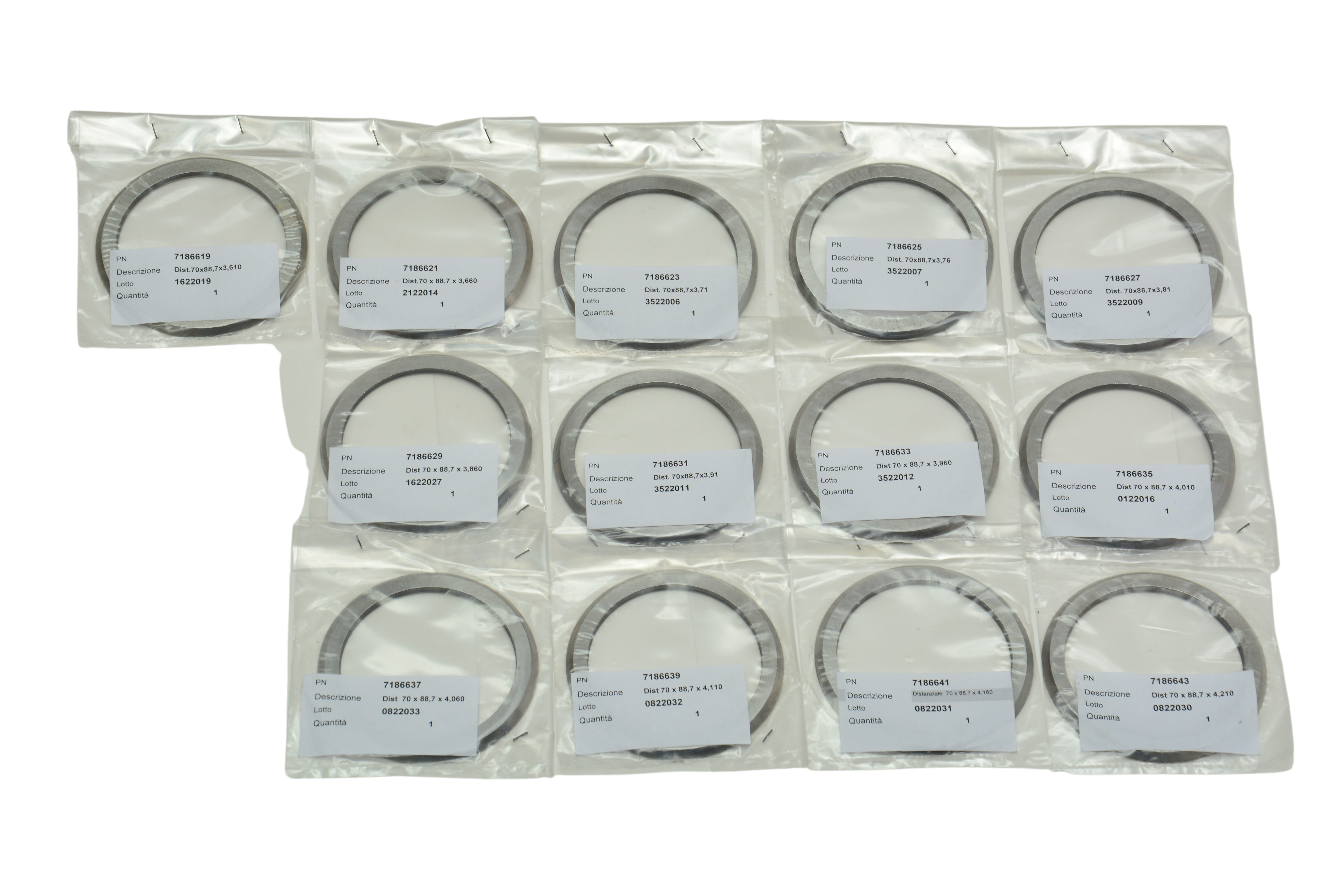 Kit spessori di registrazione Iveco Daily 35S 35C - 2996029