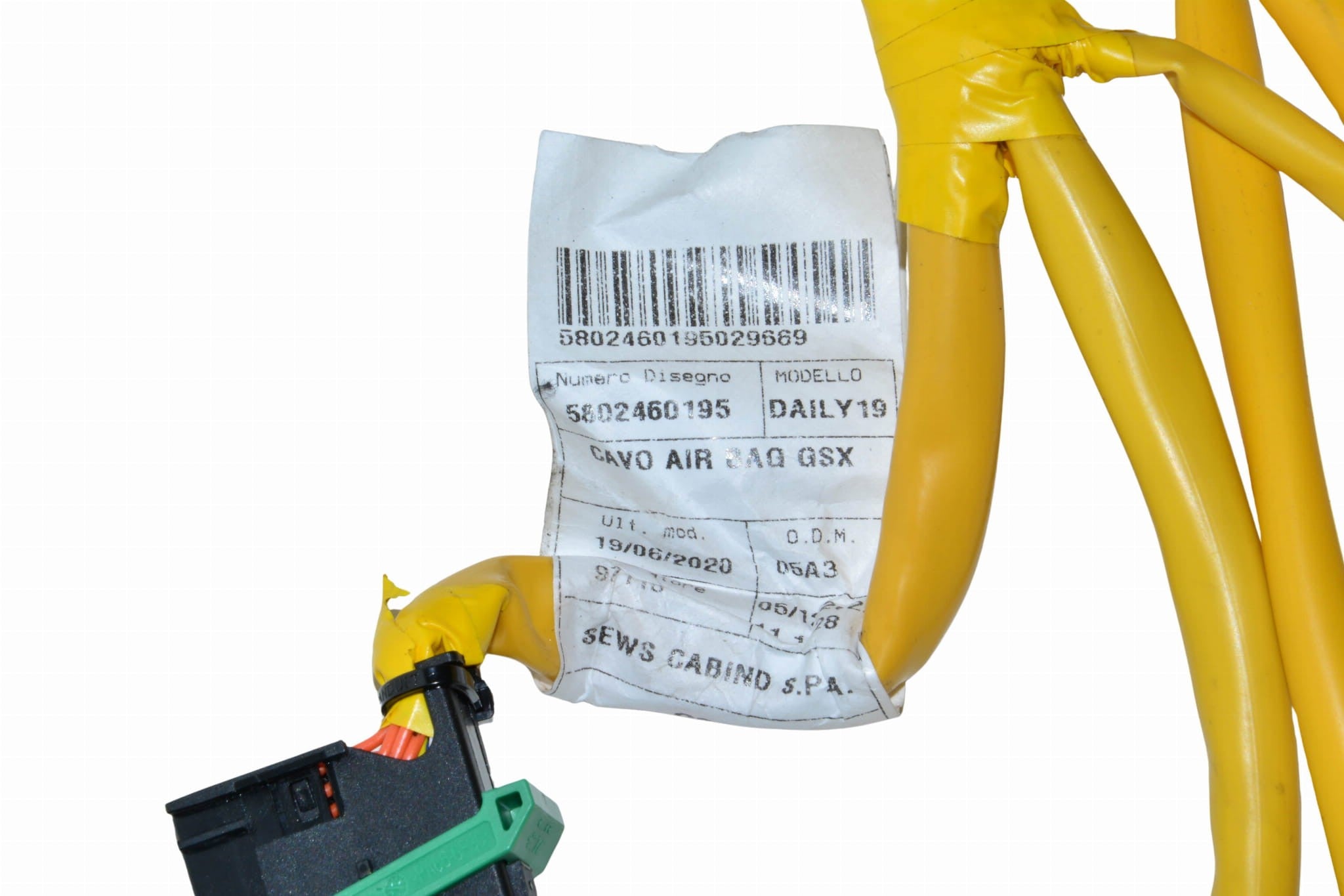 Impianto airbag Iveco Daily 2019-2022 - 5802460195