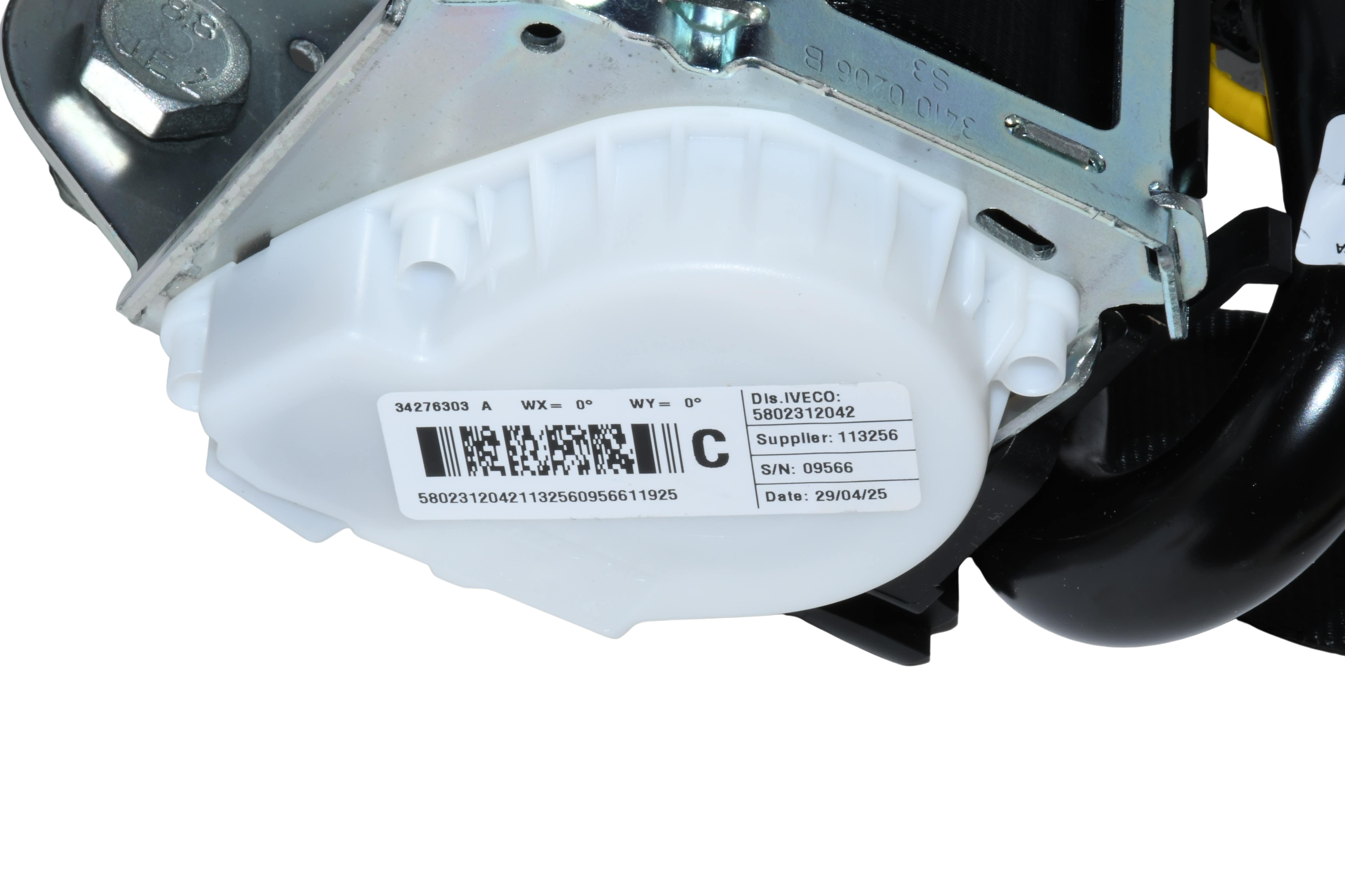 Cintura di sicurezza passeggero centrale Iveco Daily 2019-2024 - 5802312042