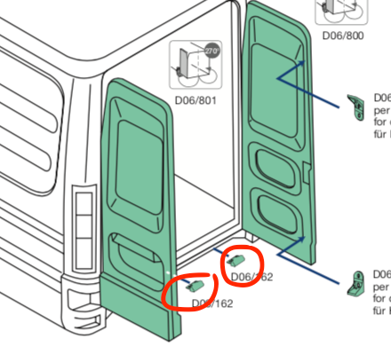 Tampone Porte Posteriori Iveco Daily Furgonato 2006 -3804664 - Specialista Daily