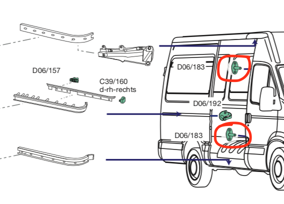 Scontro Serratura Porta Scorrevole Iveco Daily Furgonato - 500329760 - Specialista Daily