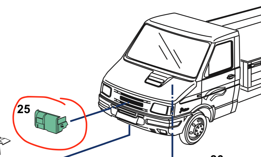 Copertura Riparo sotto Motore Iveco Daily 1999 - 93932827 - Specialista Daily