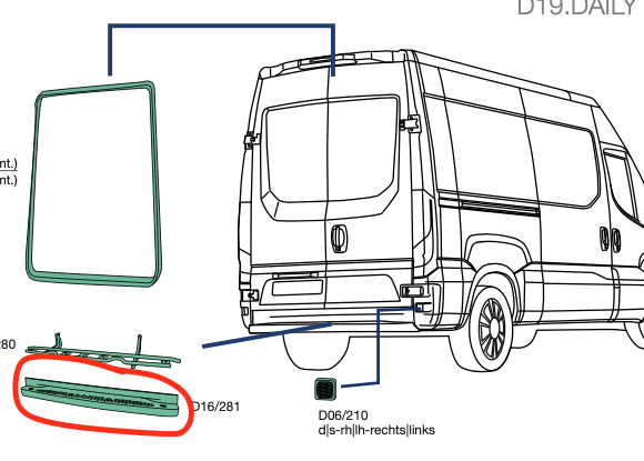 Pedana Salita Posteriore Iveco Daily - 5801565332