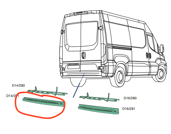 Pedana Salita Posteriore Iveco Daily - 5801627043