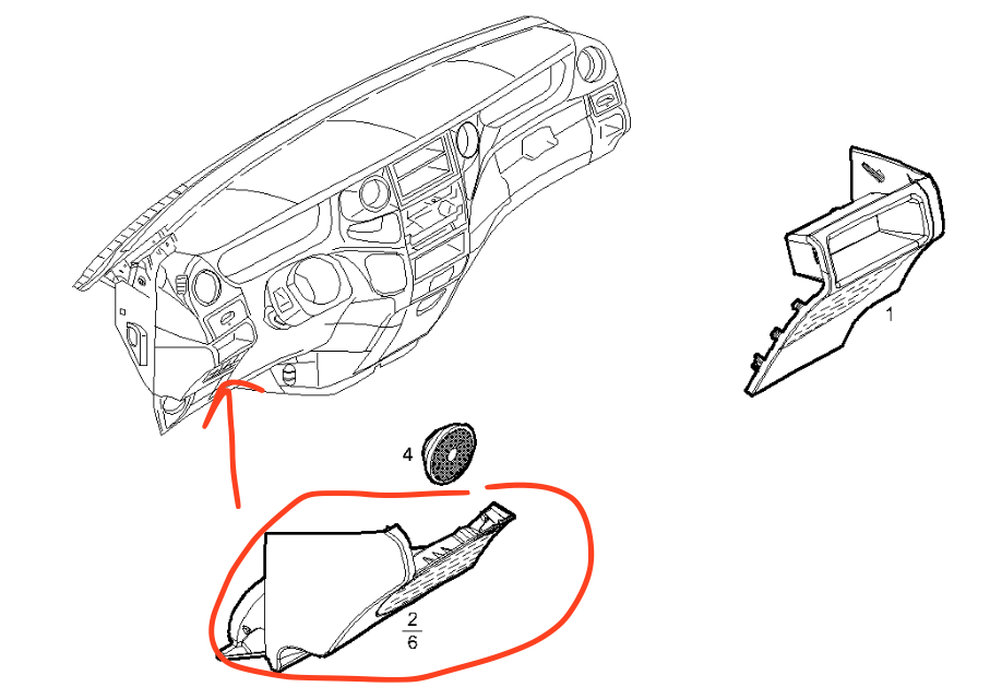 Rivestimento Plastica Inferiore Sinistra Cruscotto Iveco Daily - 3802550