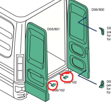 Tampone Porte Posteriori Iveco Daily Furgonato 2012-3804664