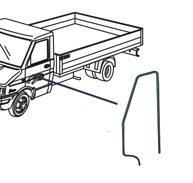 Guarnizione Sportello Iveco Daily 1996 - 93933106