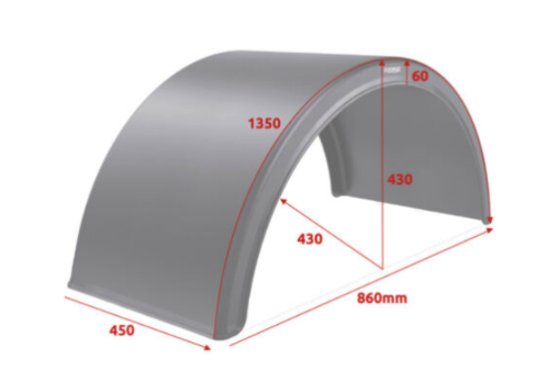 Parafango Posteriore Plastica - Iveco Daily Gemellato - Specialista Daily