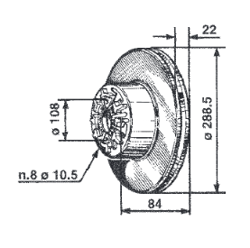 Disco Freno Posteriore Iveco Daily - 500039186 - Specialista Daily
