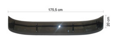 Visiera Parasole con staffe Iveco Daily 2000/2010 - 2994472 / 2997108