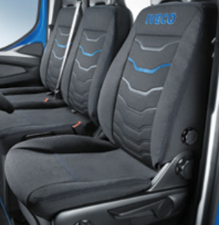 LINEA PREMIUM BLUE - Tessuto originale in microfibra traspirante personalizzato con logo IVECO ed inserti blu AUTISTA standard - 500050880