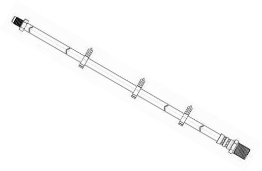 TUBO FLEX FRENO DAILY -59.12 IVECO TURBOSTAR 93817105