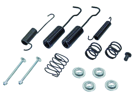 KIT MOLLE FRENO DESTRO CON QUINTA MOLLA PER IVECO DAILY RESTYLING oe 500300075