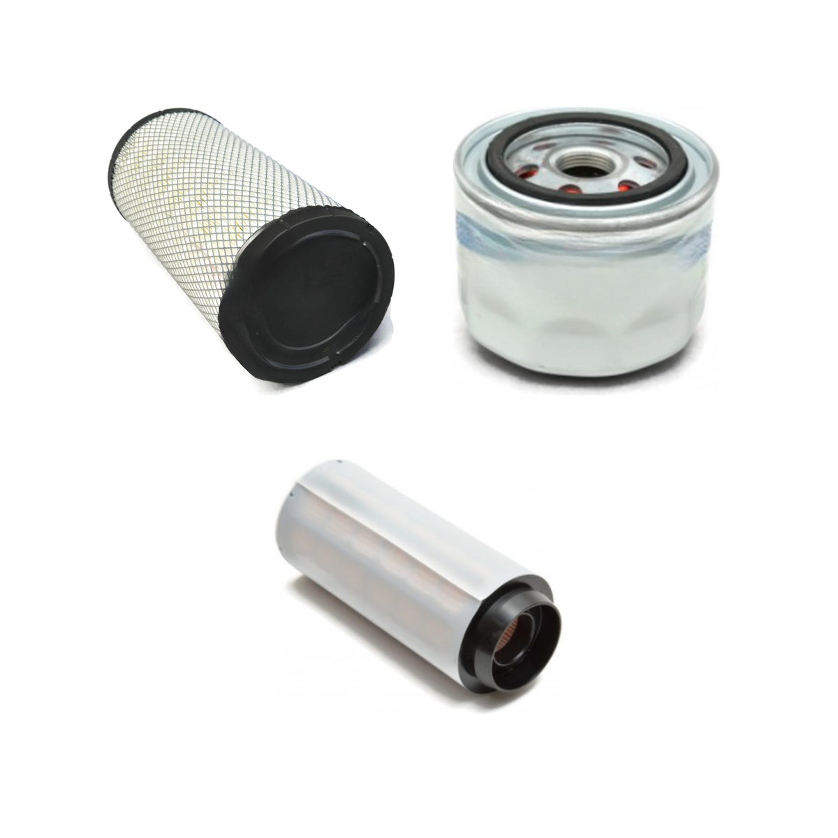 Kit de mantenimiento de 3 filtros para Iveco Daily: aire, aceite, gasóleo