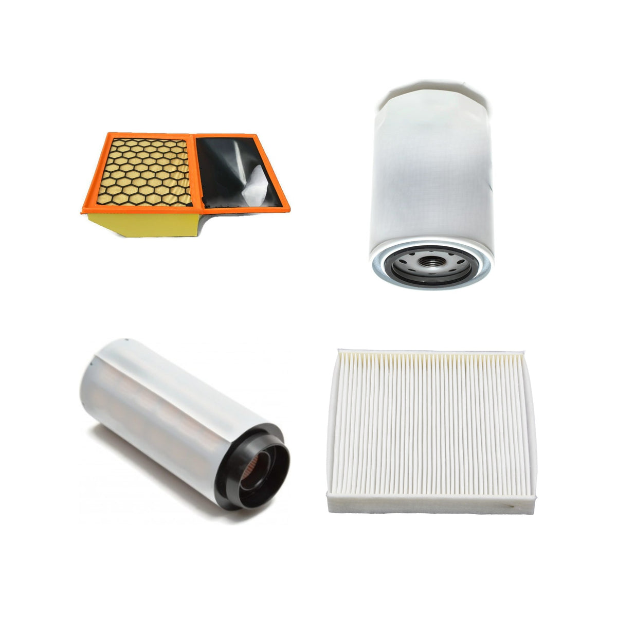 Kit d'entretien 4 filtres pour Iveco Daily : air, huile, gazole, habitacle