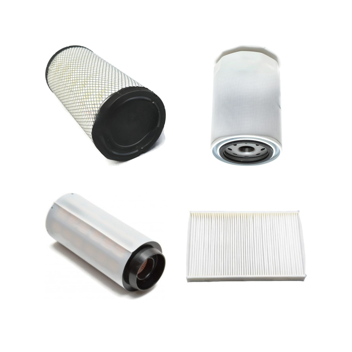 Wartungskit 4 Filter für Iveco Daily: Luftfilter, Ölfilter, Kraftstofffilter, Innenraumfilter