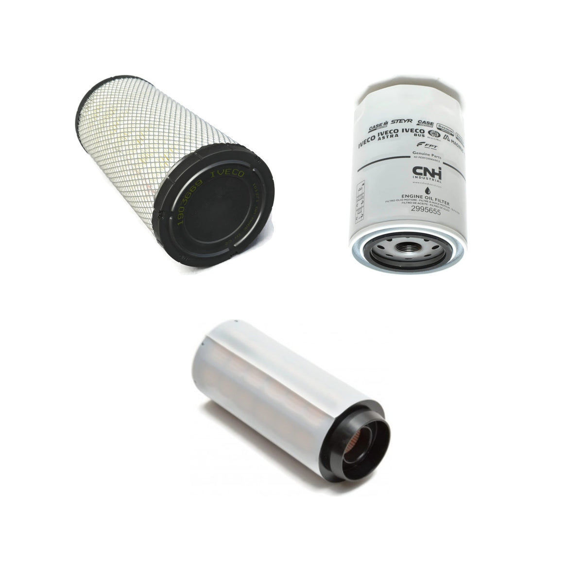 Kit de mantenimiento de 3 filtros para Iveco Daily: aire, aceite, gasóleo