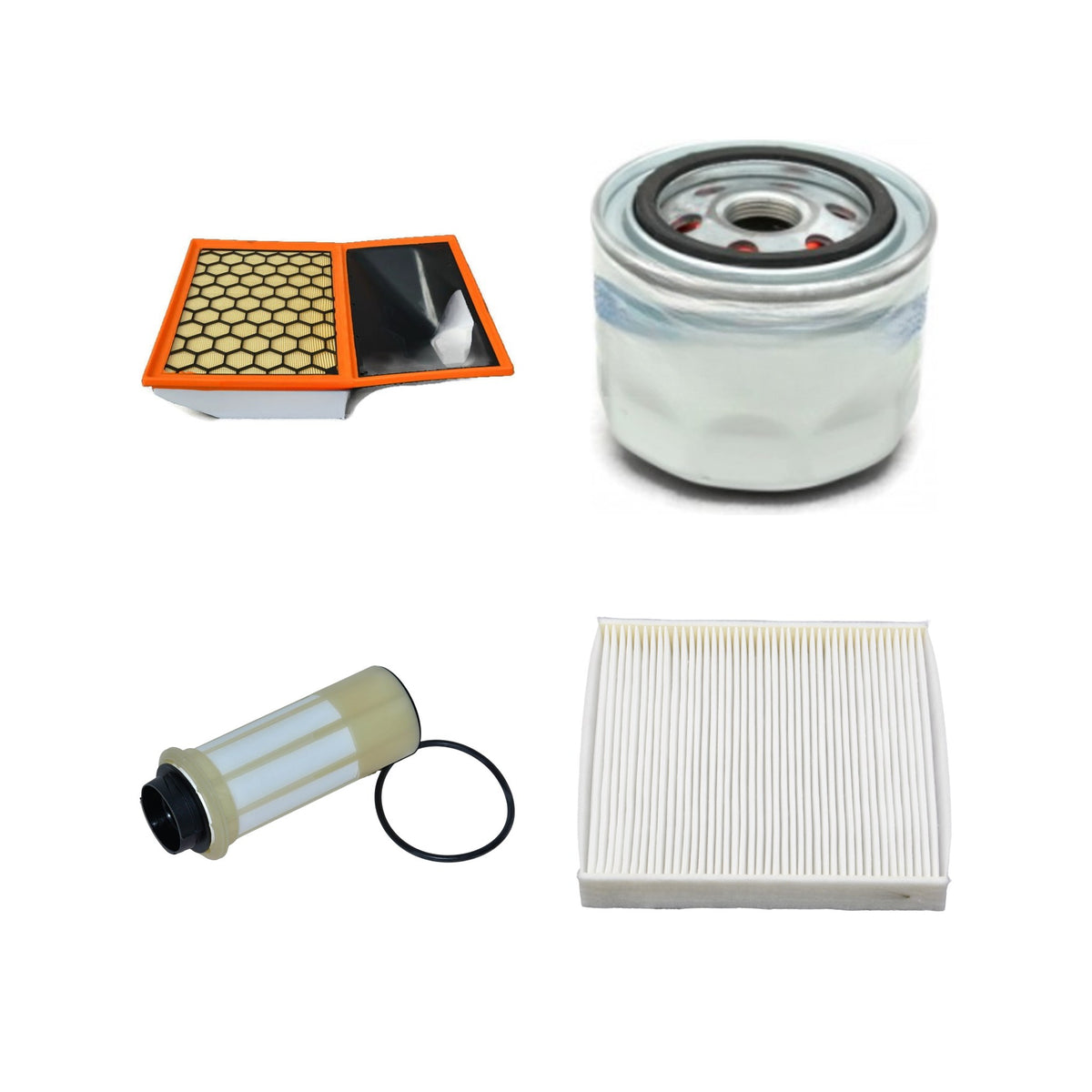 4-Filter Service Kit for Iveco Daily: Air, Oil, Fuel, Cabin