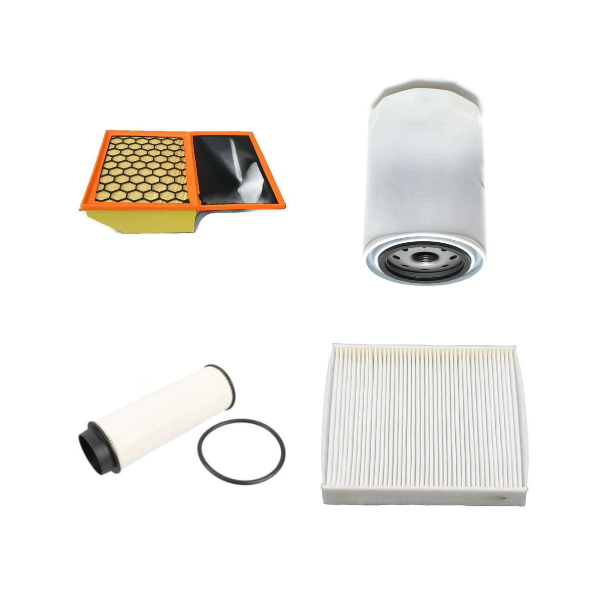Kit d'entretien 4 filtres pour Iveco Daily : air, huile, gazole, habitacle