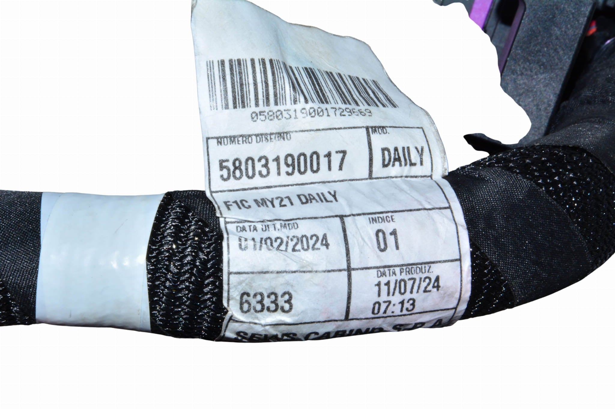 Impianto motore Iveco Daily 3.0 2022-2024 - 5803190017