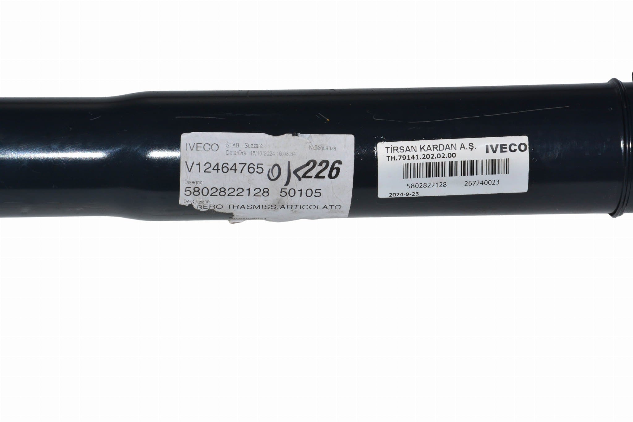 Albero di trasmissione 4,10 m Iveco Daily 65C 70C 2019 2024 - 5802822128
