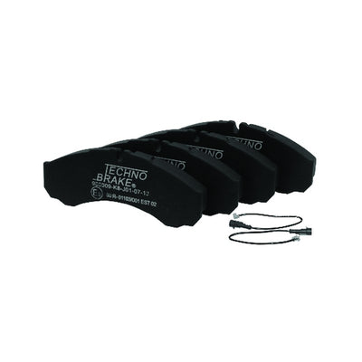 SERIE PASTIGLIE FRENOANTERIORI-POSTERIORI PER IVECO DAILY RESTYLING oe 500055565