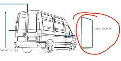 Guarnizione Porta Laterale Scorrevole Iveco Daily Furgonato - 504132169
