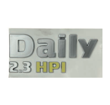 Scritta Adesiva DAILY 2.3 HPI Posteriore Iveco Daily - 504098661 - Specialista Daily