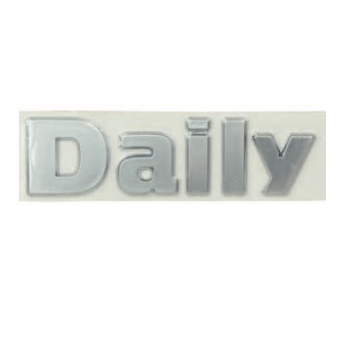Scritta Adesiva Daily Posteriore Iveco Daily - 500364645 - Specialista Daily
