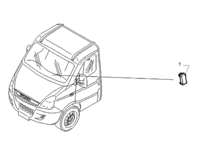 Tappo affianco pulsante 4 frecce Iveco Daily - 3802678