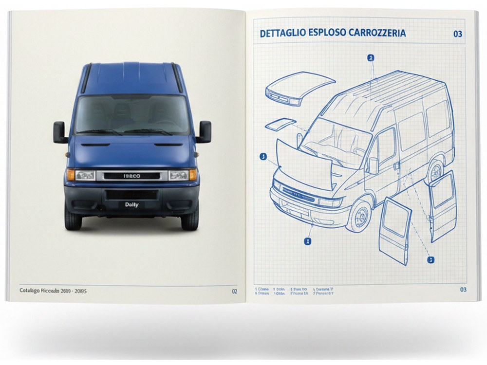 Catalogo Ricambi Carrozzeria Daily dal 2000 al 2005