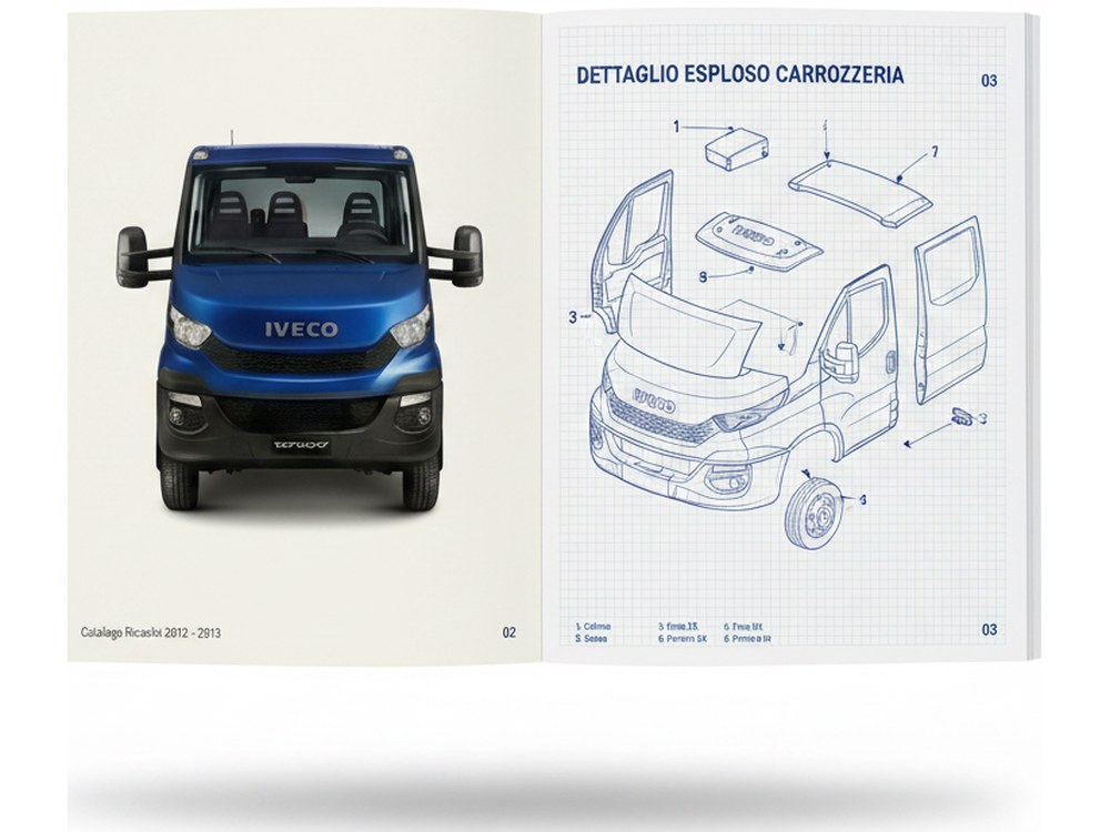 Catalogo Ricambi Carrozzeria Daily dal 2012 a 2013